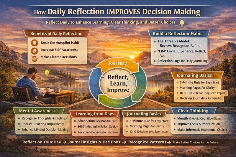 9 Daily Reflection Habits to Improve Decision Making